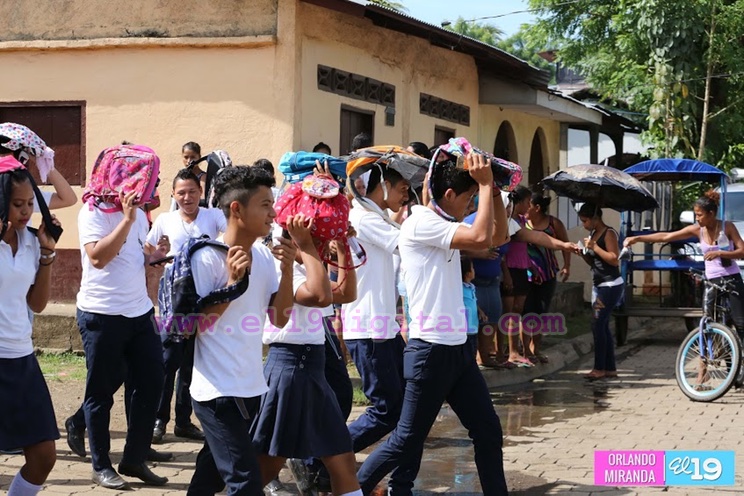 Chinandega participa masivamente en ejercicio de protección