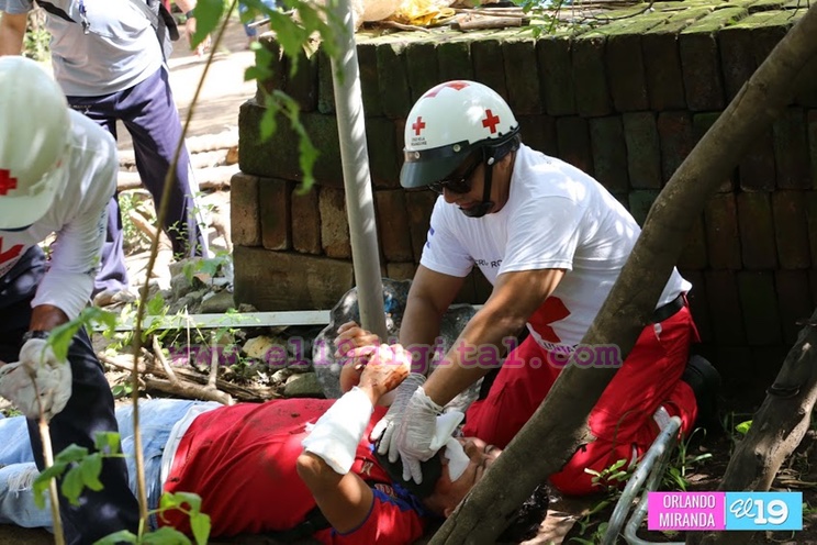 Chinandega participa masivamente en ejercicio de protección
