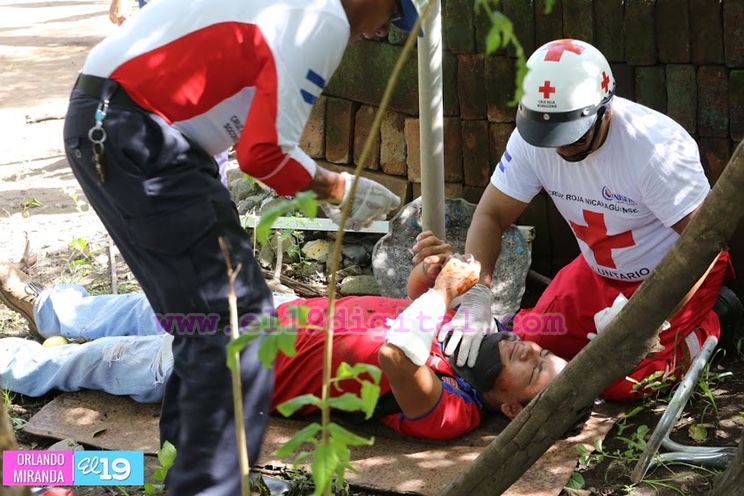 Chinandega participa masivamente en ejercicio de protección