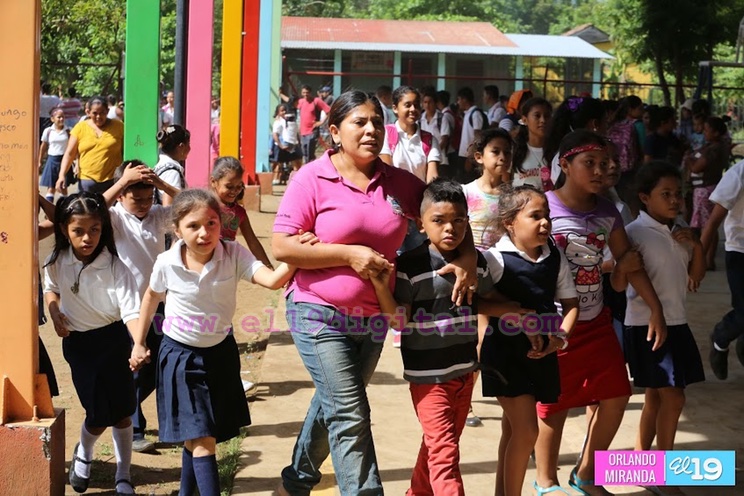 Chinandega participa masivamente en ejercicio de protección