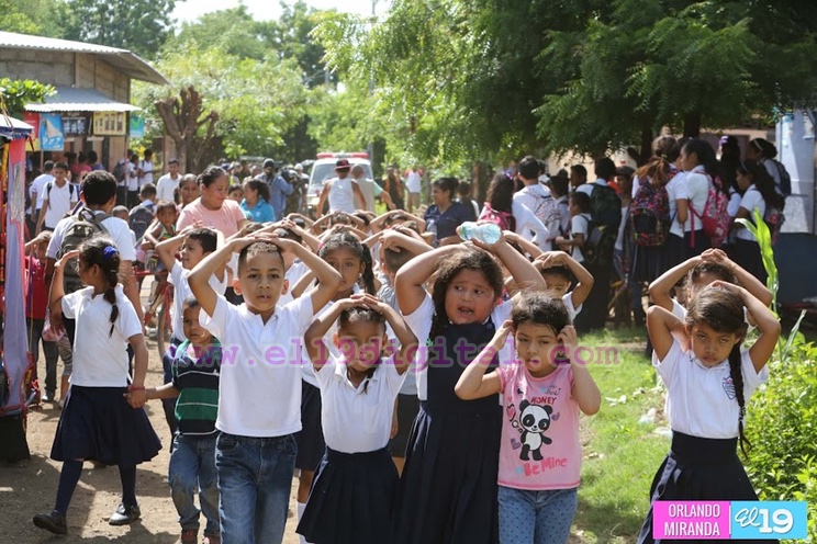Chinandega participa masivamente en ejercicio de protección