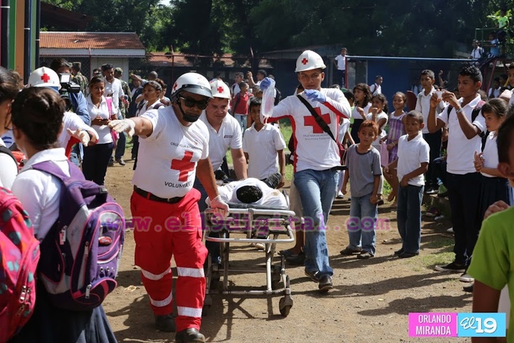 Chinandega participa masivamente en ejercicio de protección