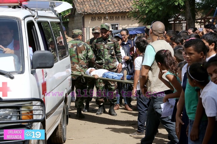 Chinandega participa masivamente en ejercicio de protección