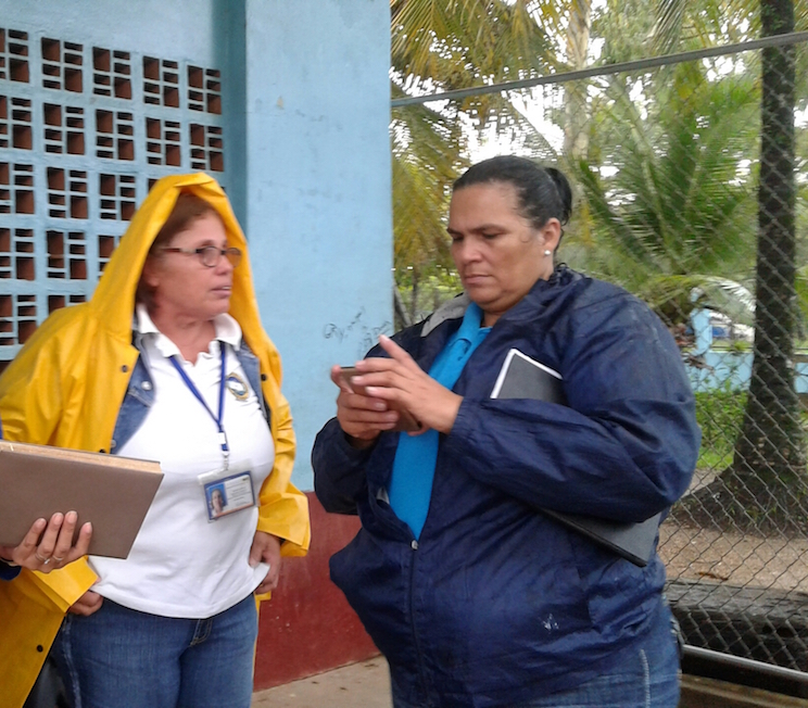Lluvia acompaña ejercicio de protección con enfoque multiamenazas en Bilwi