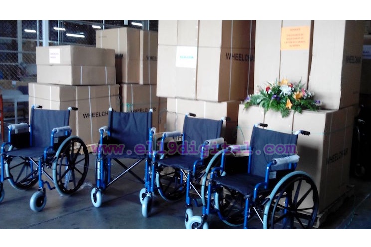 Iglesia Mormona entrega donativo de sillas de ruedas al Ministerio de Salud