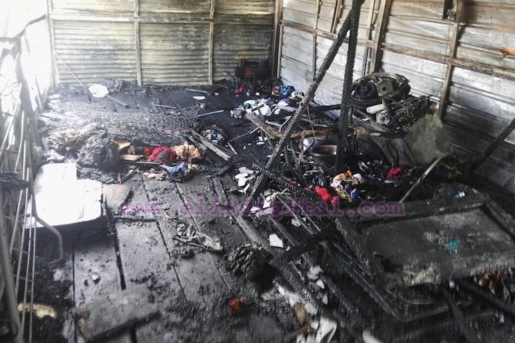 Incendio controlado en barrio anexo San Antonio
