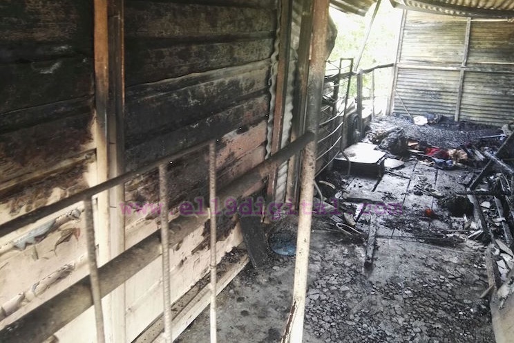 Incendio controlado en barrio anexo San Antonio
