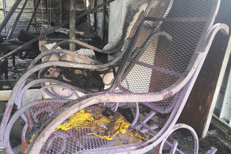 Incendio controlado en barrio anexo San Antonio