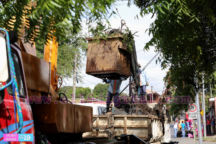 Alcaldía de Managua avanza en la tercera etapa del plan de limpieza de cauces