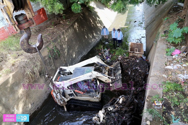 Alcaldía de Managua avanza en la tercera etapa del plan de limpieza de cauces