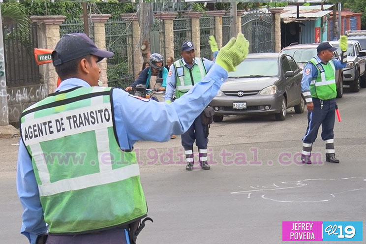 Exitoso plan de regulación vial en Managua 