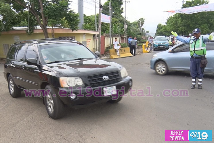Exitoso plan de regulación vial en Managua 