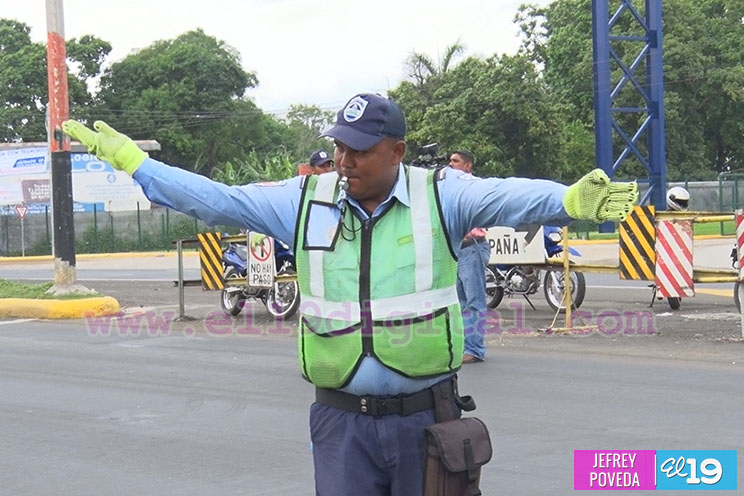 Exitoso plan de regulación vial en Managua 