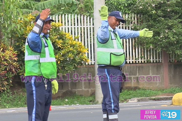 Exitoso plan de regulación vial en Managua 