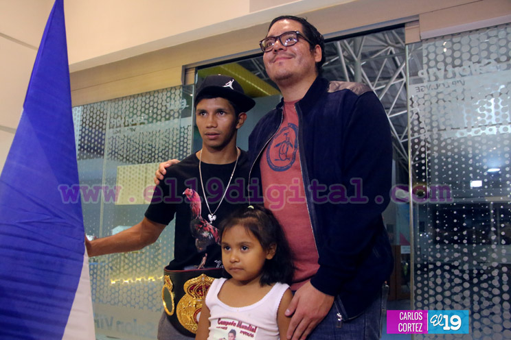 Byron “El Gallito” Rojas recibido con honores en Nicaragua