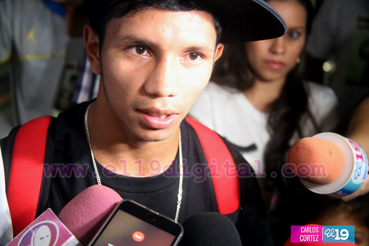 Byron “El Gallito” Rojas recibido con honores en Nicaragua