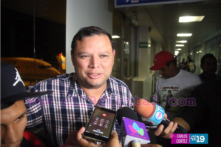 Byron “El Gallito” Rojas recibido con honores en Nicaragua