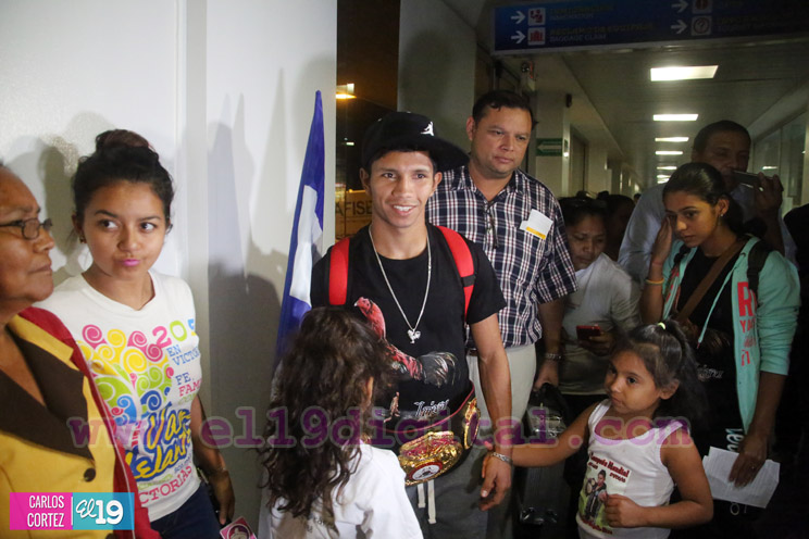 Byron “El Gallito” Rojas recibido con honores en Nicaragua