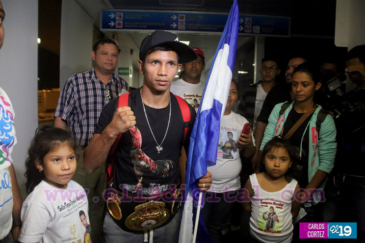 Byron “El Gallito” Rojas recibido con honores en Nicaragua