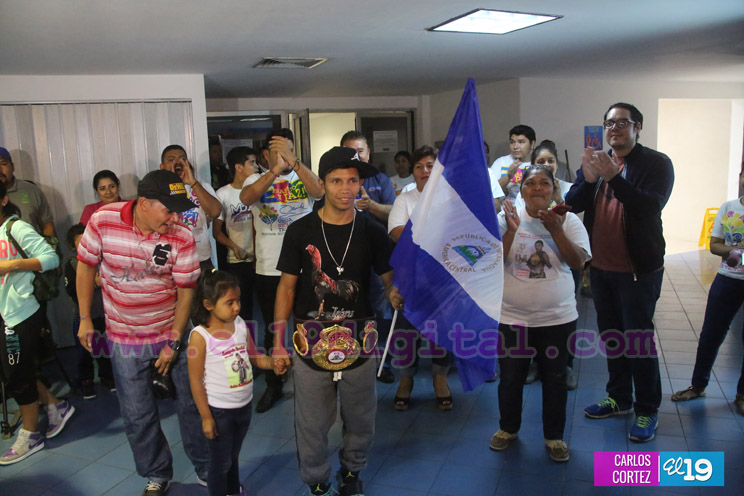 Byron “El Gallito” Rojas recibido con honores en Nicaragua