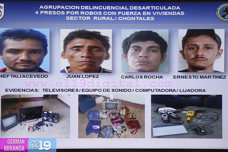 Policía sigue dando golpes a grupos delincuenciales en el campo