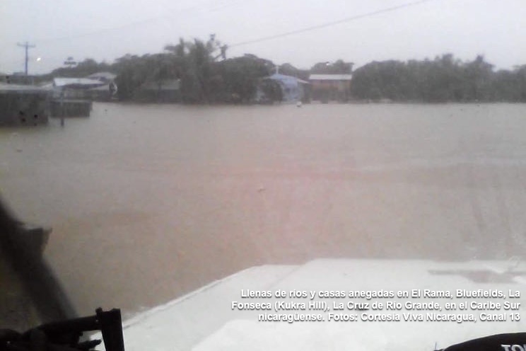 Alerta Amarilla en Ciudad Rama por crecida del Río Escondido