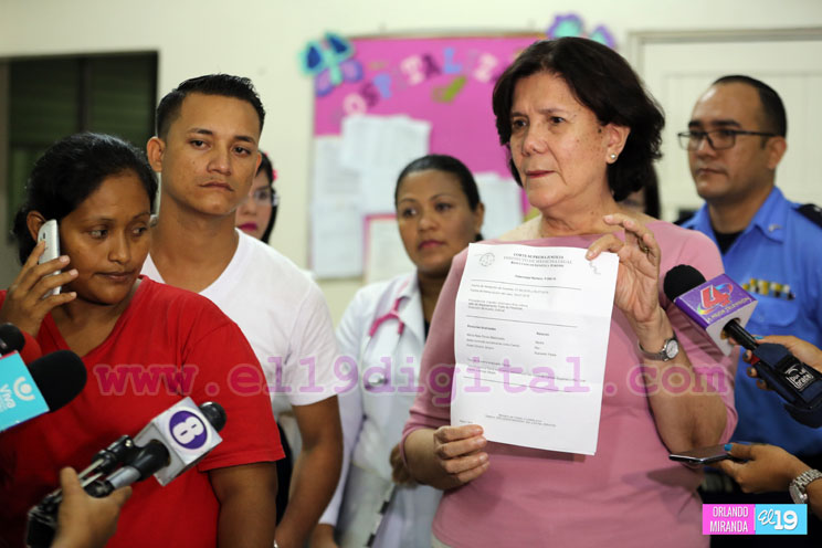 Policía Nacional encuentra a bebé sustraído de Hospital Alemán-Nicaragüense