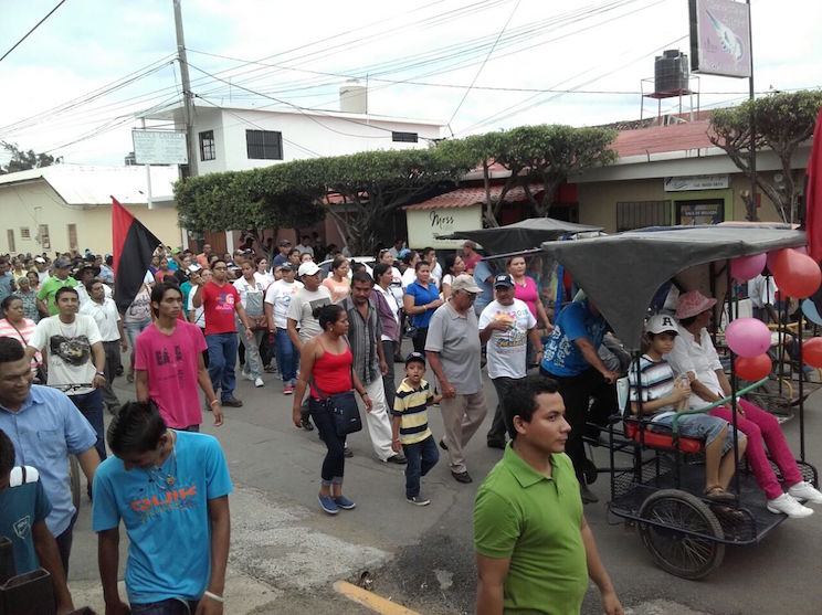 Rivas marchó por El Repliegue