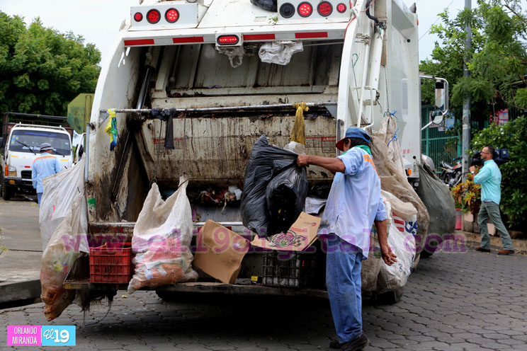 Alcaldía de Managua continúa trabajando por espacios libres de basura en barrios capitalinos  