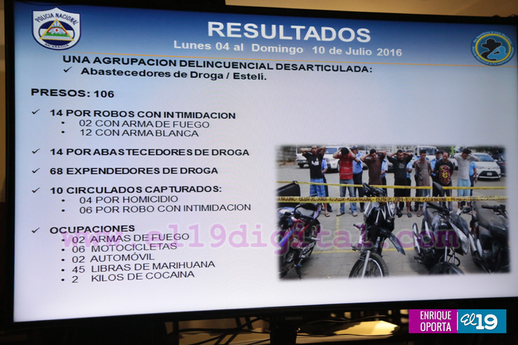 Policía Nacional presenta resultados del Plan de Seguridad de las Familias y Comunidades