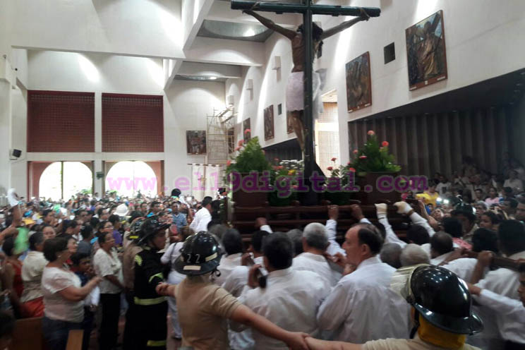 'La Sangre de Cristo' retorna a su capilla tras celebrar 378 años con el pueblo nicaragüense