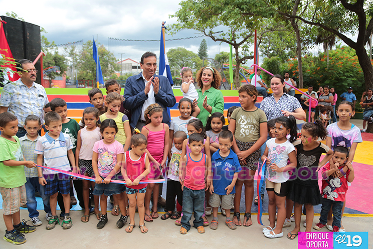 Con mucha alegría se inaugura nuevo Parque Oscar Turcios