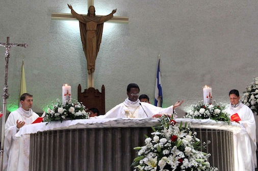 Monseñor Fortunatus reconoce el inmenso amor que tiene Nicaragua hacia Jesucristo, la Virgen María y el Santo Padre