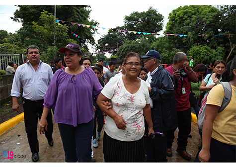 Alcaldesa Daysi Torres inaugura obra vial en barrio Sócrates Sandino