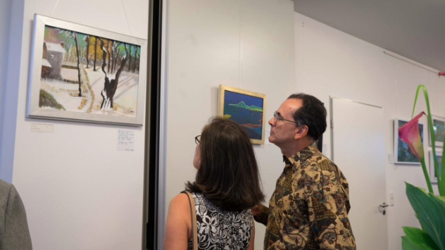 La pintura convergiendo como reflexión del proceso revolucionario sandinista cautivó al público alemán