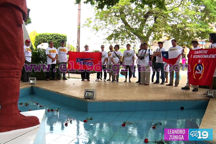 Delegación de internacionalistas de Chile participa de celebraciones previas al 37/19