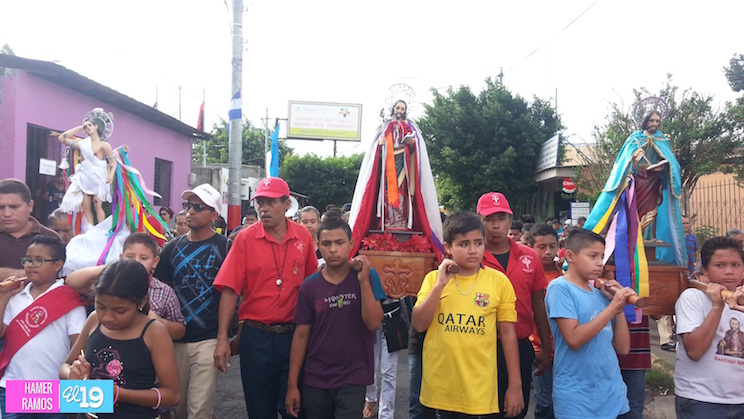 “Tope de los Niños” en Jinotepe promueve la cultura y la fe entre los más pequeños