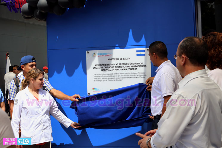 Inauguran moderna sala de emergencia en Hospital Antonio Lenin Fonseca