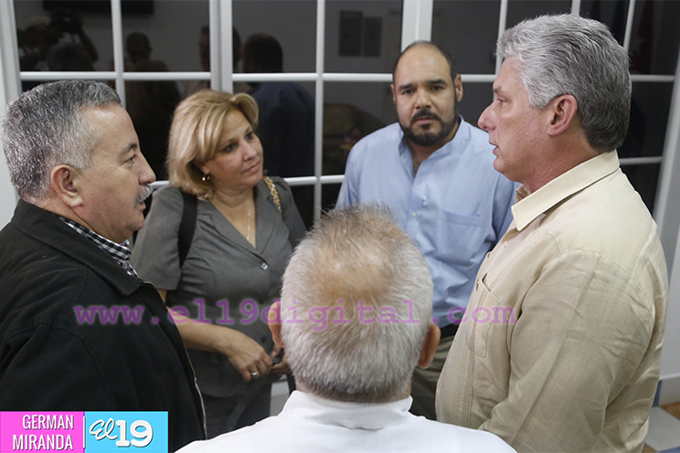 Llega a Nicaragua Vicepresidente de Cuba, Miguel Díaz-Canel