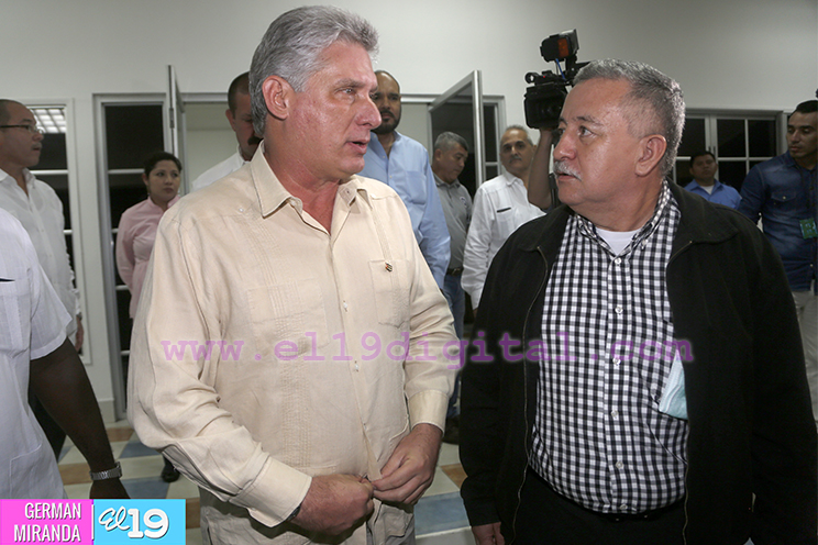 Llega a Nicaragua Vicepresidente de Cuba, Miguel Díaz-Canel