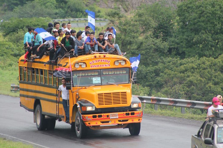 En Fotos: Familias de Jinotega parten en Alegría hacia Plaza La Fe