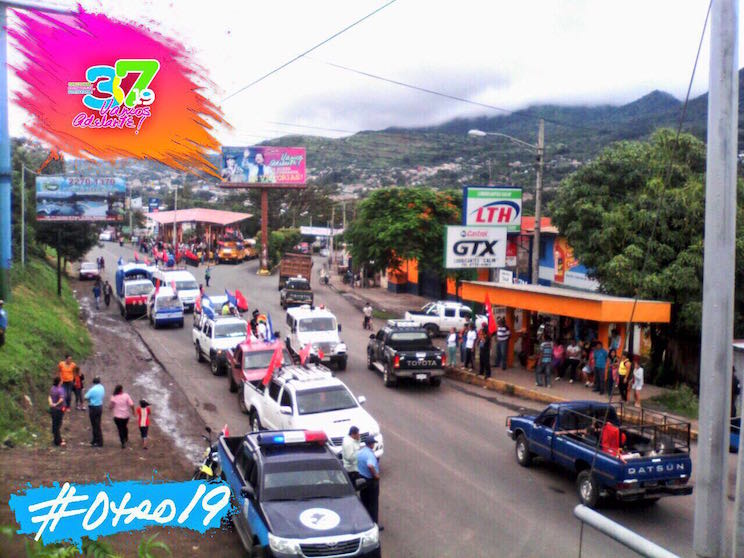 Caravanas de la Victoria cada vez más cerca de Managua