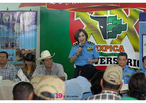 Comisionada Aminta Granera ratifica que Nicaragua es el país más seguro de la región