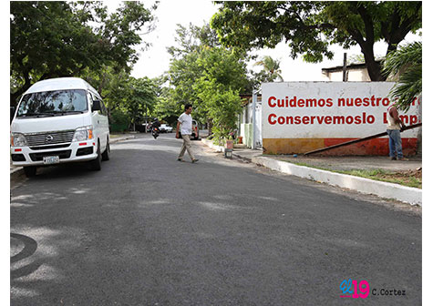 Inauguran obras de mejoramiento vial en la Colonia Managua