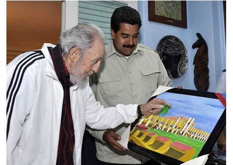 Presidente Maduro calificó encuentro con Fidel Castro como una reunión histórica