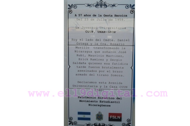 Avenida Universitaria y Casa CUUN: Declarados Patrimonios Históricos del Movimiento Estudiantil