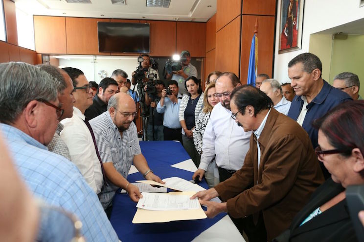 Inscriben Alianza Unida, Nicaragua Triunfa, encabezada por el FSLN, ante el CSE