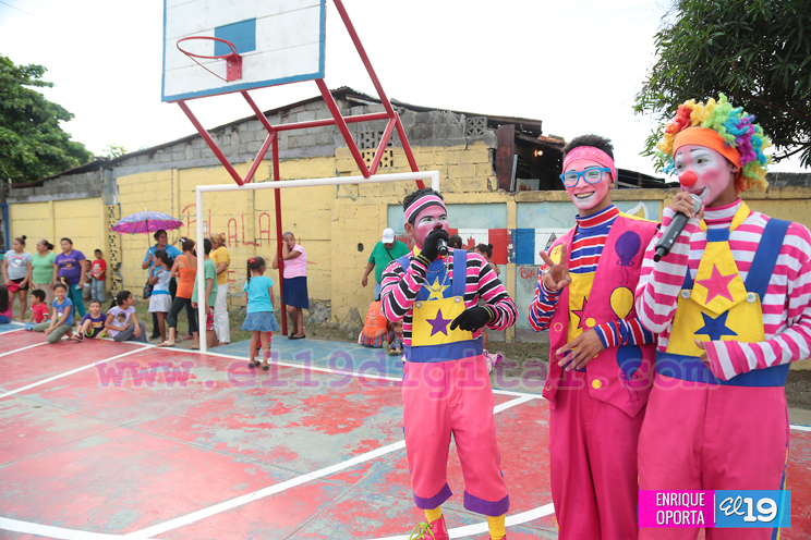 Barrio Pantasma disfruta de nueva cancha deportiva