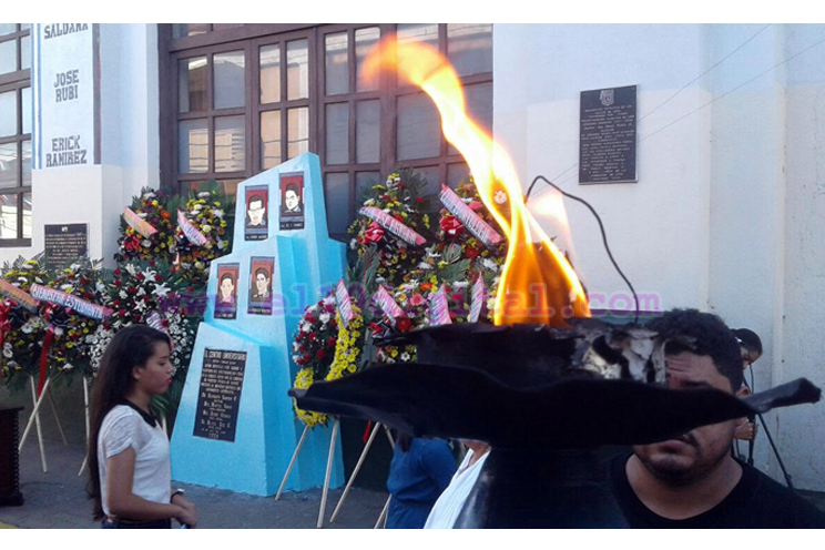 Sostienen Antorcha de la Libertad en honor a los mártires del 23 de julio
