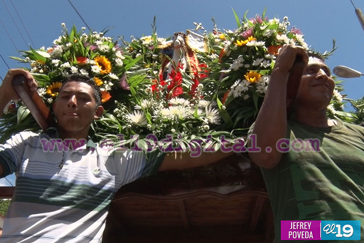 Inician fiestas religiosas en honor a Santa Ana y Santiago Apóstol en Nindirí